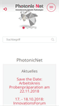 Mobile Screenshot of photonicnet.de