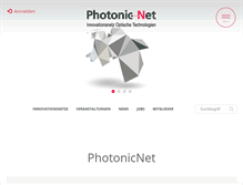 Tablet Screenshot of photonicnet.de